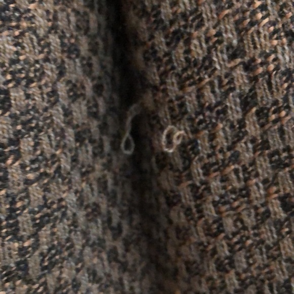 Vintage Brown textured weave wool suit, size 8 - Picture 15 of 16